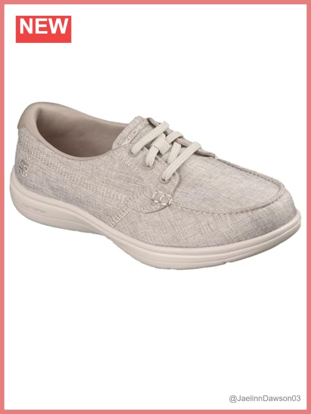 Skechers Women's On-The-Go Flex Sirena Boat Shoes Linen ULTRA GO Walking